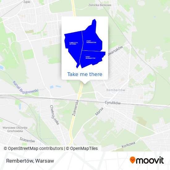 Rembertów map