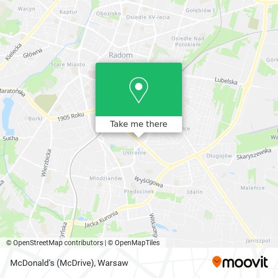 McDonald's (McDrive) map