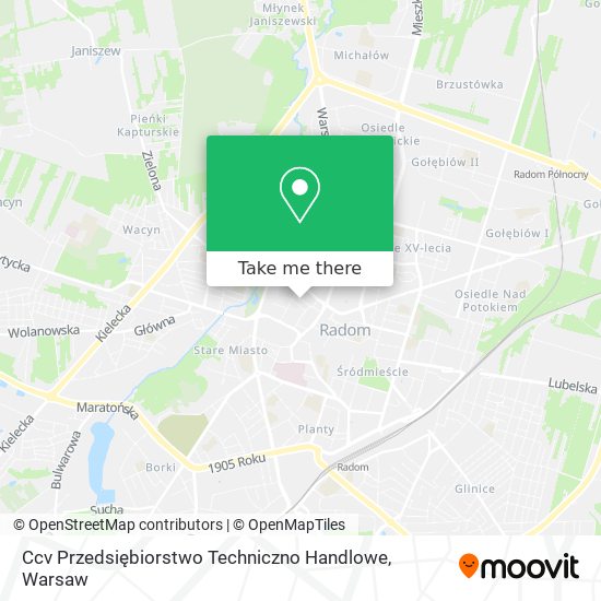 Ccv Przedsiębiorstwo Techniczno Handlowe map