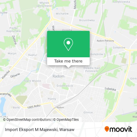 Import Eksport M Majewski map