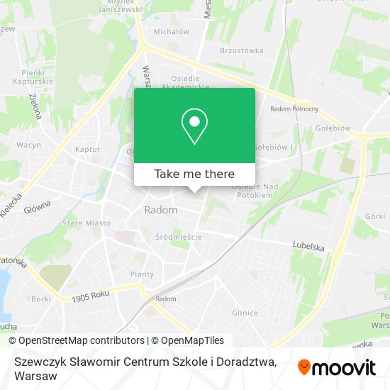 Szewczyk Sławomir Centrum Szkole i Doradztwa map