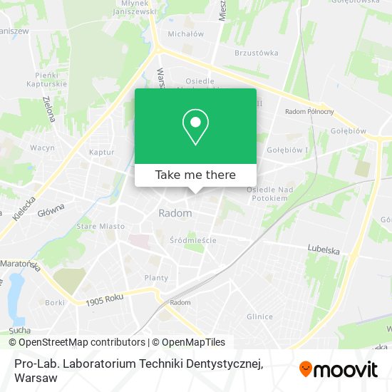 Pro-Lab. Laboratorium Techniki Dentystycznej map