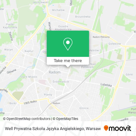 Well Prywatna Szkoła Języka Angielskiego map