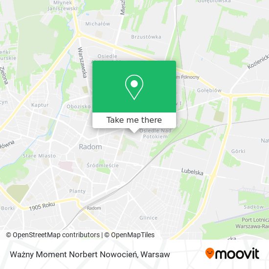 Ważny Moment Norbert Nowocień map