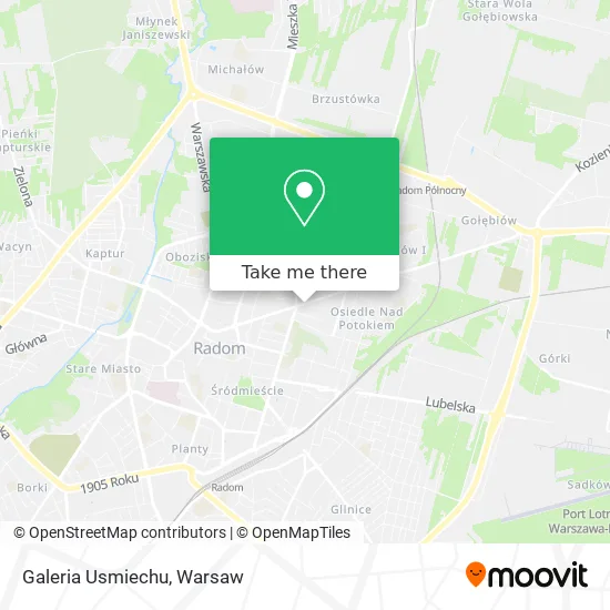 Карта Galeria Usmiechu