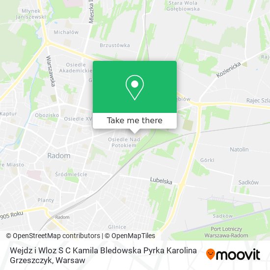 Wejdz i Wloz S C Kamila Bledowska Pyrka Karolina Grzeszczyk map