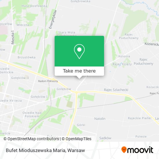 Bufet Mioduszewska Maria map