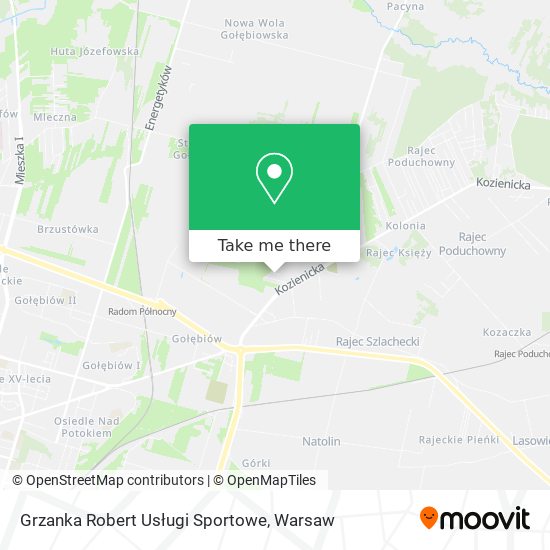 Grzanka Robert Usługi Sportowe map