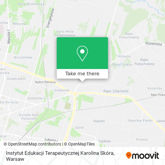 Instytut Edukacji Terapeutycznej Karolina Skóra map