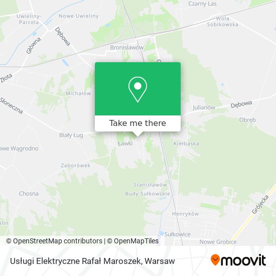 Usługi Elektryczne Rafał Maroszek map