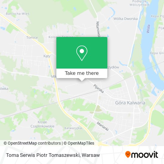 Toma Serwis Piotr Tomaszewski map