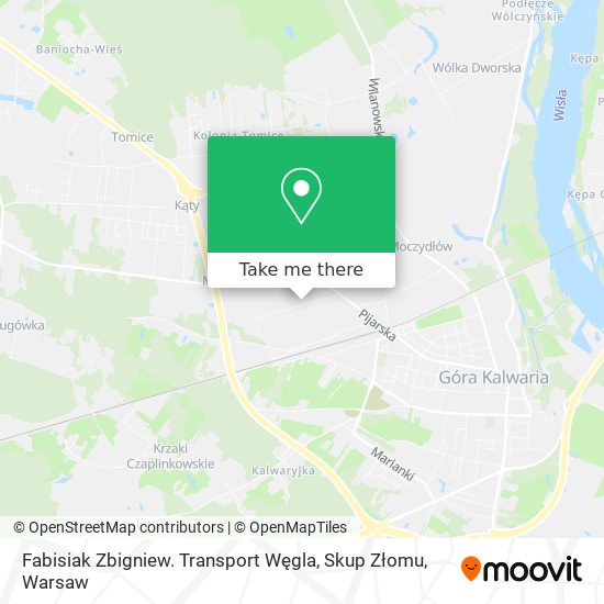 Fabisiak Zbigniew. Transport Węgla, Skup Złomu map