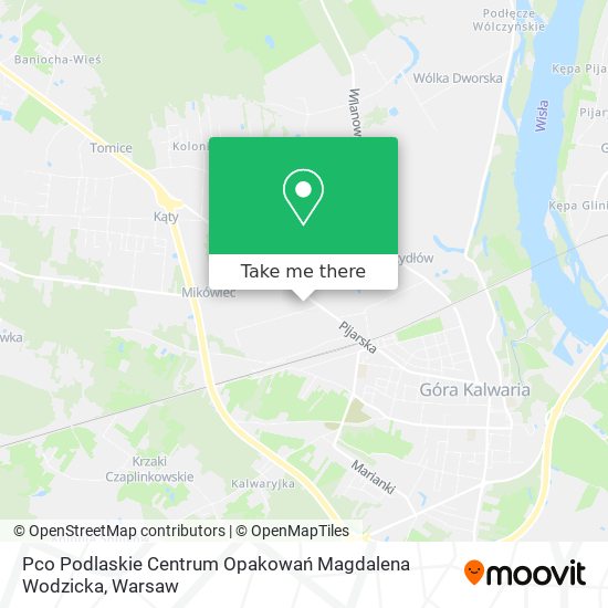 Pco Podlaskie Centrum Opakowań Magdalena Wodzicka map