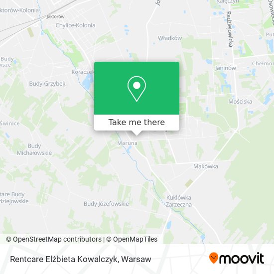 Rentcare Elżbieta Kowalczyk map