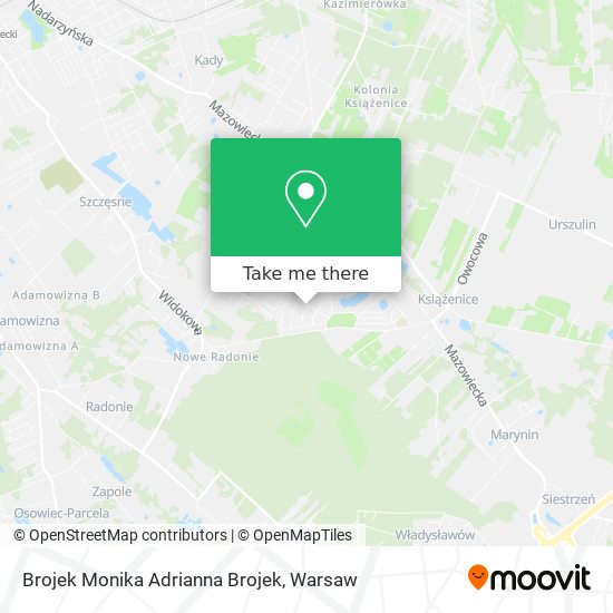 Brojek Monika Adrianna Brojek map