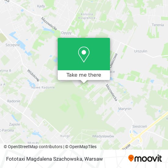 Fototaxi Magdalena Szachowska map