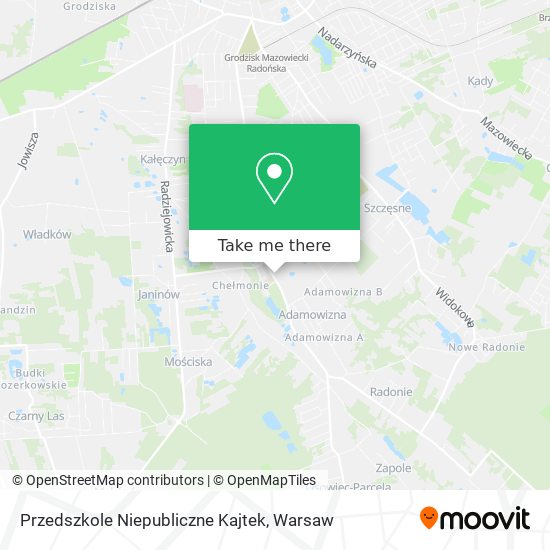 Przedszkole Niepubliczne Kajtek map