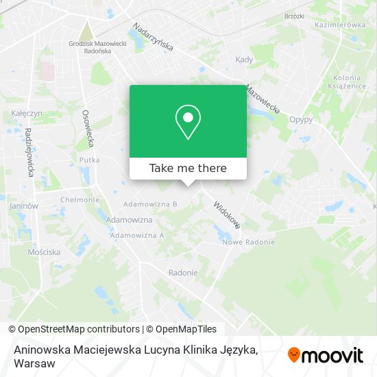 Aninowska Maciejewska Lucyna Klinika Języka map