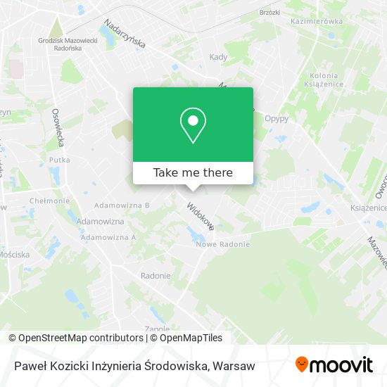 Paweł Kozicki Inżynieria Środowiska map