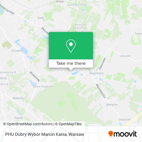 PHU Dobry Wybór Marcin Kania map