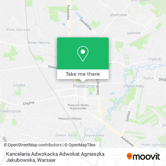 Kancelaria Adwokacka Adwokat Agnieszka Jakubowska map