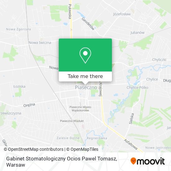 Gabinet Stomatologiczny Ocios Pawel Tomasz map