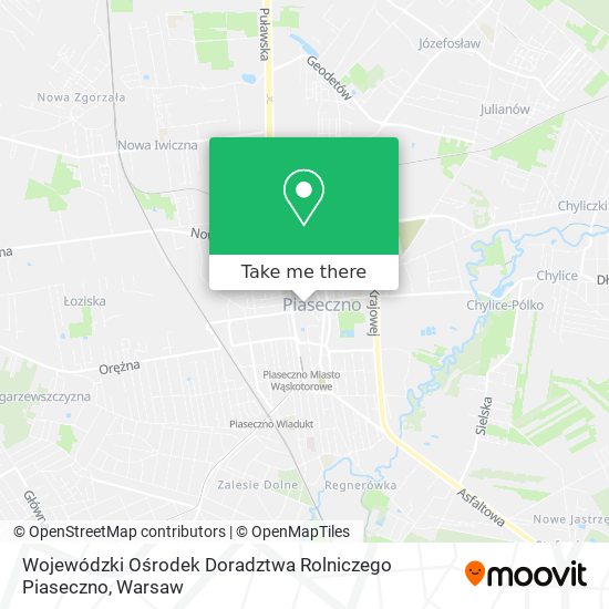 Wojewódzki Ośrodek Doradztwa Rolniczego Piaseczno map