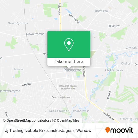 Jj Trading Izabela Brzezińska-Jagusz map