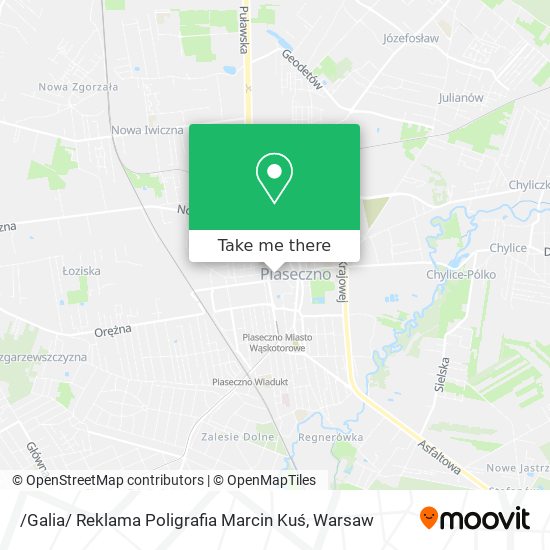 /Galia/ Reklama Poligrafia Marcin Kuś map