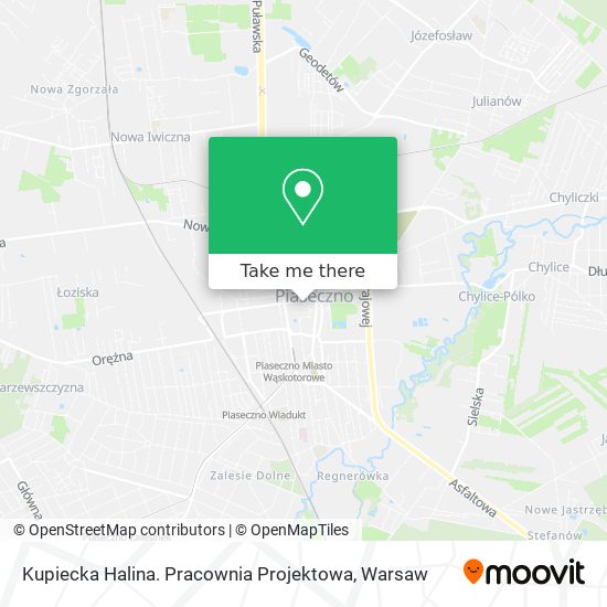 Kupiecka Halina. Pracownia Projektowa map