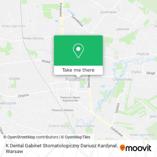 K Dental Gabinet Stomatologiczny Dariusz Kardynał map