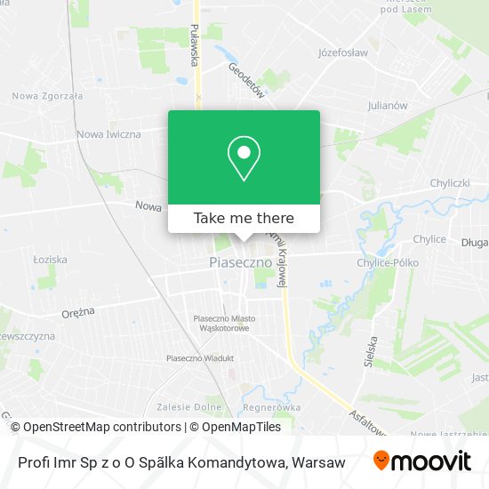 Profi Imr Sp z o O Spãlka Komandytowa map