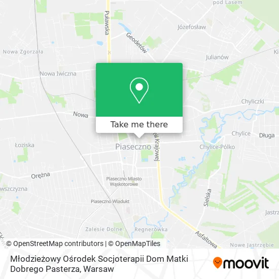 Młodzieżowy Ośrodek Socjoterapii Dom Matki Dobrego Pasterza map