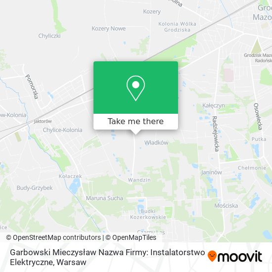 Garbowski Mieczysław Nazwa Firmy: Instalatorstwo Elektryczne map