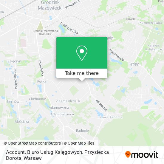 Account. Biuro Usług Księgowych. Przysiecka Dorota map