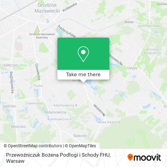 Przewoźniczuk Bożena Podłogi i Schody FHU map