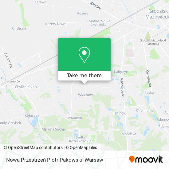 Nowa Przestrzeń Piotr Pakowski map