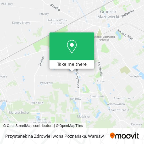 Карта Przystanek na Zdrowie Iwona Poznańska