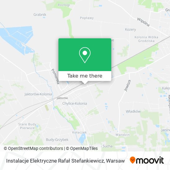 Instalacje Elektryczne Rafał Stefankiewicz map