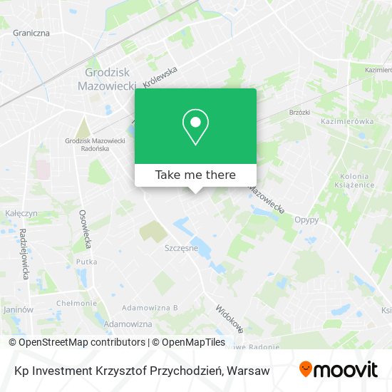 Kp Investment Krzysztof Przychodzień map