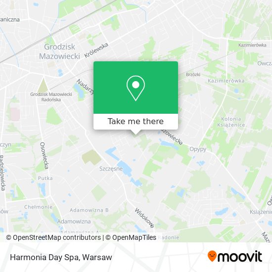 Harmonia Day Spa map