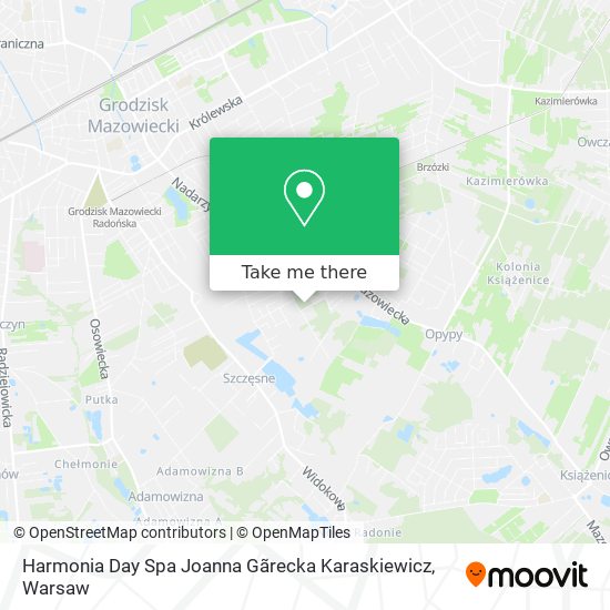 Harmonia Day Spa Joanna Gãrecka Karaskiewicz map