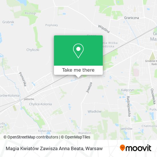 Magia Kwiatów Zawisza Anna Beata map