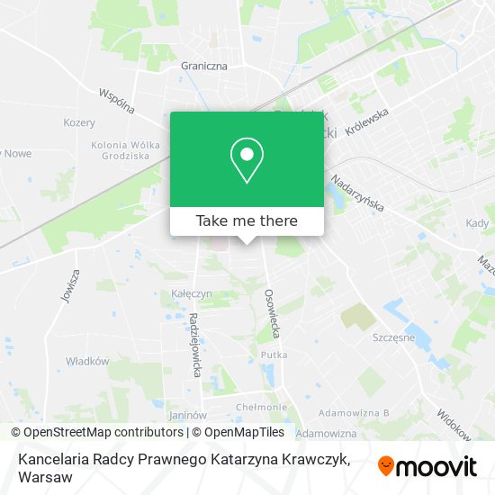 Kancelaria Radcy Prawnego Katarzyna Krawczyk map