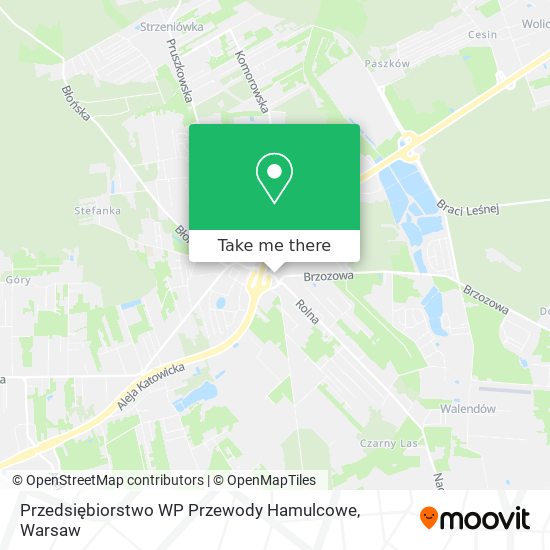 Przedsiębiorstwo WP Przewody Hamulcowe map