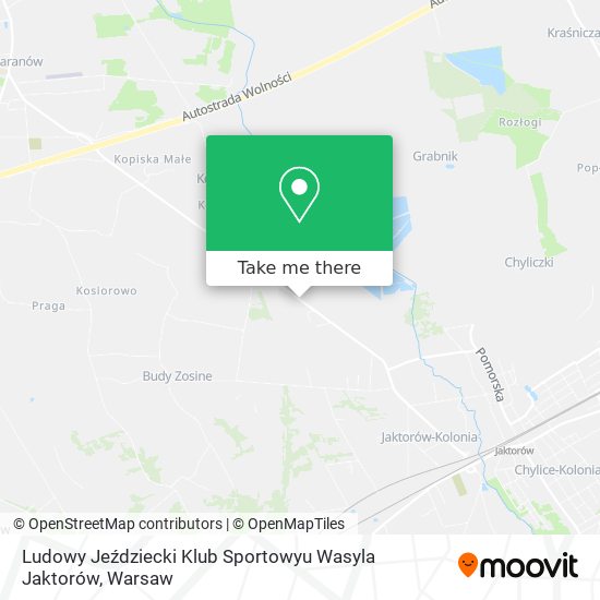 Ludowy Jeździecki Klub Sportowyu Wasyla Jaktorów map