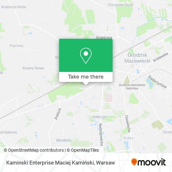 Kaminski Enterprise Maciej Kamiński map