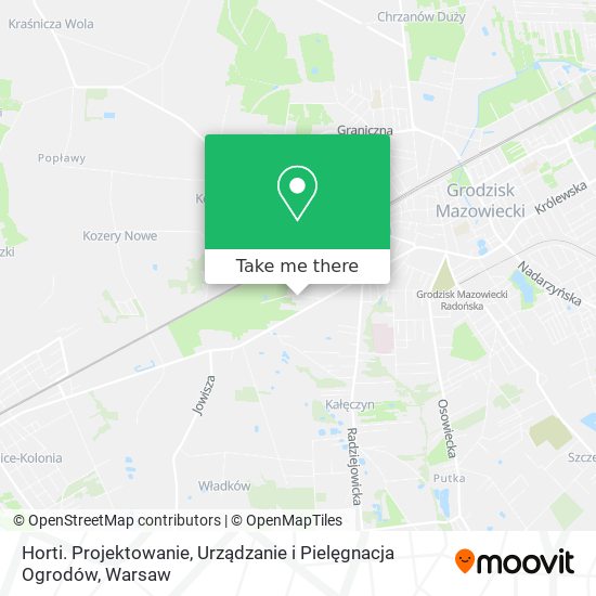 Horti. Projektowanie, Urządzanie i Pielęgnacja Ogrodów map