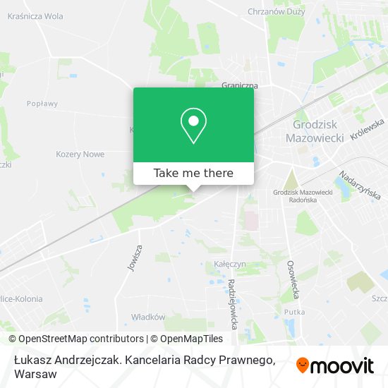 Łukasz Andrzejczak. Kancelaria Radcy Prawnego map