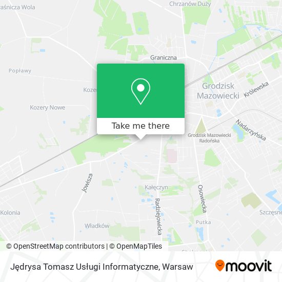 Jędrysa Tomasz Usługi Informatyczne map